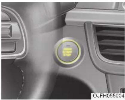 KIA Optima Plug-In Hybrid (2016) - Valaistu moottorin käynnistys-/sammutuspainike - 1