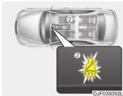 KIA Optima Plug-In Hybrid (2016) - Kuljettajan turvavyön varoitus - 1