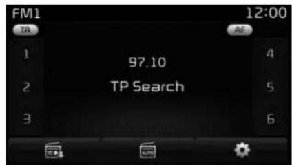 FM1 12:00 TA AF 1 97.10 TP Search 2 5 3 6