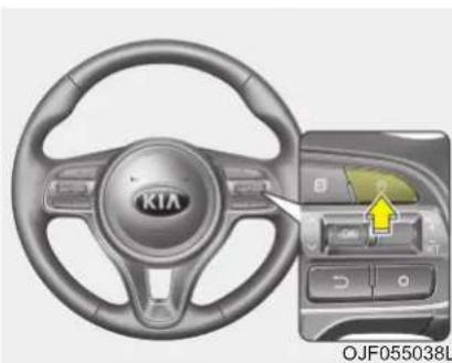 KIA Optima Plug-In Hybrid (2016) - Kytkeäksesi nopeudenrajoittimen pois päältä, suorita yksi seuraavista toimenpiteistä: - 1