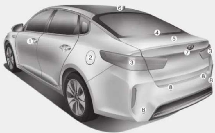 KIA Optima Plug-In Hybrid (2016) - ULKOPUOLEN YLEISILME - 2