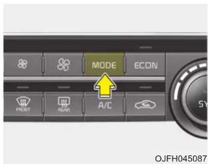 MODE ECON A/C FRONT A/R SY OJFH045087