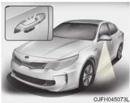 KIA Optima Plug-In Hybrid (2016) - Valojen vastaanottotoiminto (mikäli varusteena) - 1
