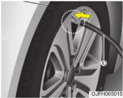 KIA Optima Plug-In Hybrid (2016) - Täyttöpaineen tarkastaminen - 1