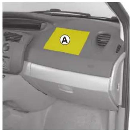 RENAULT Scenic (2008) - Kuljettajan ja etumatkustajan turvatyynyt - 2