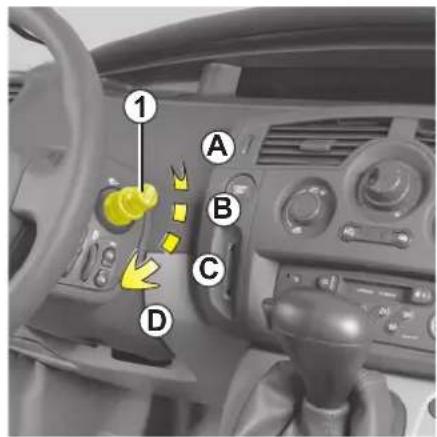 RENAULT Scenic (2008) - Ajovalojen palaessa - 1