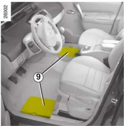 RENAULT Scenic (2008) - MATKUSTAMON SÄILYTYSTILAT/MUUNNELTAVUUS (jatkoa) - 1