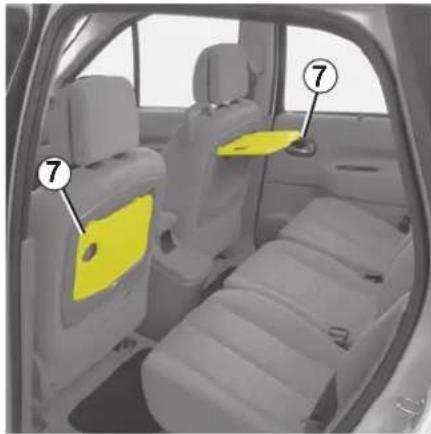 RENAULT Scenic (2008) - MATKUSTAMON SÄILYTYSTILAT/MUUNNELTAVUUS (jatkoa) - 2