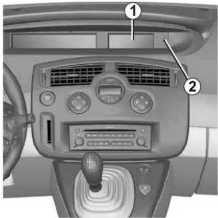 RENAULT Scenic (2008) - KELLO JA ULKOLÄMPÖTILA - 1