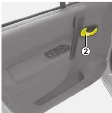 RENAULT Scenic (2008) - OVIEN AVAAMINEN JA SULKEMINEN - 2