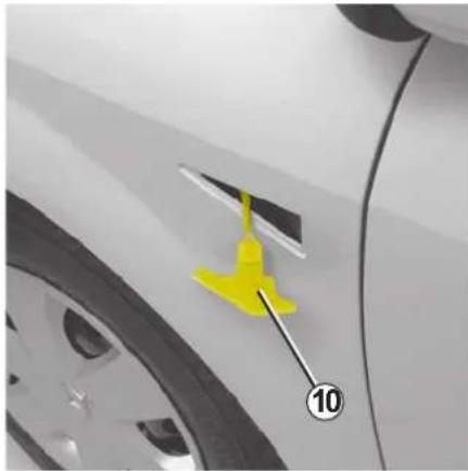 RENAULT Scenic (2008) - TAKAVALOT (jatkoa) JA SIVUVALOT: lamppujen vaihto - 4