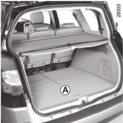 RENAULT Scenic (2008) - TYÖKALUKOTELO: normaali alusta - 1