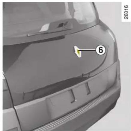 RENAULT Scenic (2008) - Ovien ja tavaratilan luukun lukitus - 1