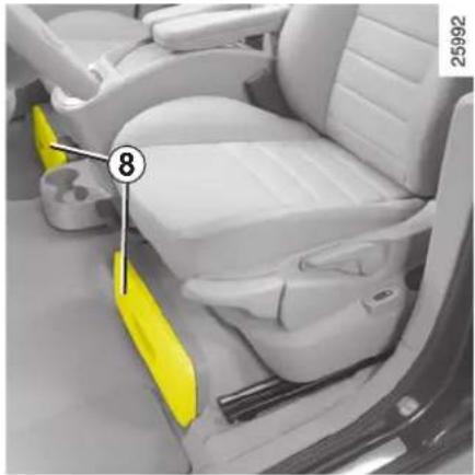 RENAULT Scenic (2008) - MATKUSTAMON SÄILYTYSTILAT/MUUNNELTAVUUS (jatkoa) - 3