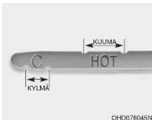 KIA Cee'd (2006) - Automaattivaihteiston öljyn tarkastus - 1