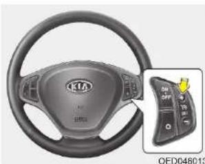 KIA Cee'd (2006) - Vakionopeuden alentaminen: - 1