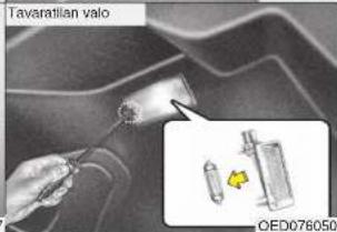 Tavaratilan valo OED076050