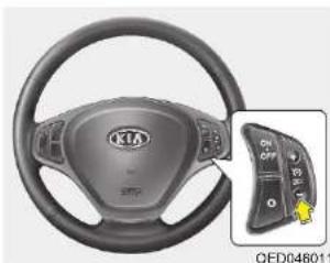 KIA Cee'd (2006) - Väliaikainen nopeuden lisäys säätimen toimiessa - 1