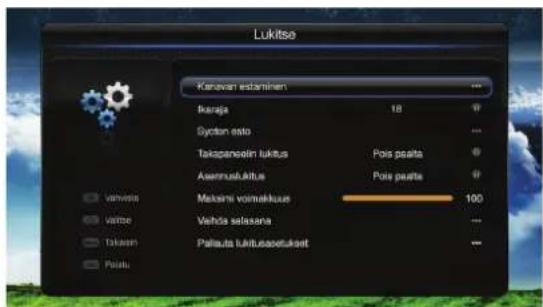 PIONEER L46S3D13N - Kanavalukko - asetukset - lukko - 1