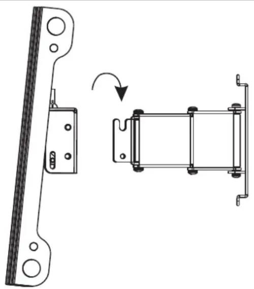 MOZI Advanced Flexmount B2 - Montering av TV med rälsar på väggfästet - 1