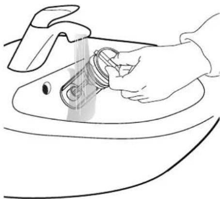 WHIRLPOOL FSCR 80431 - SIHTIEN PUHDISTAMINEN VEDENOTTOLETKUSSA - 17