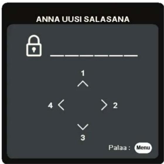 VIEWSONIC PX701HDP - Salasanan asettaminen - 1