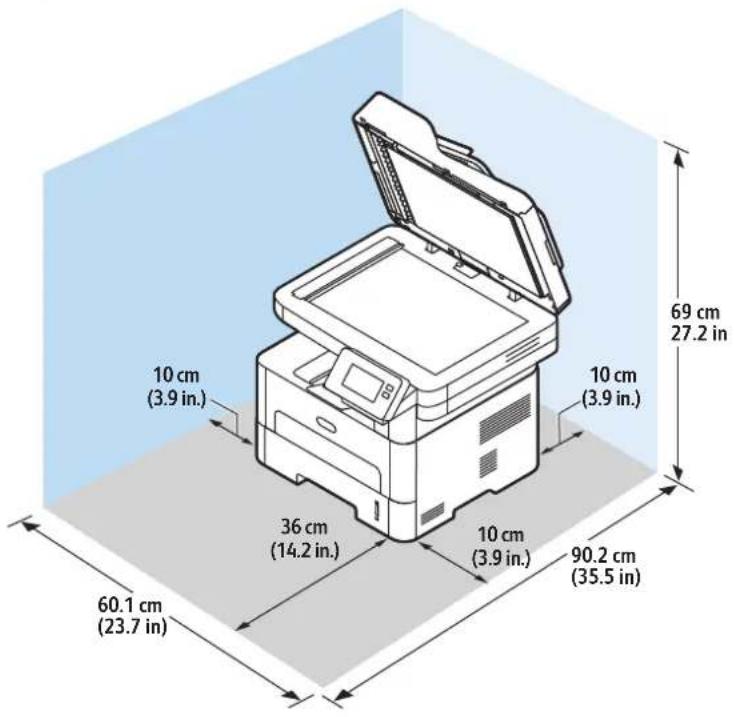 XEROX B215V - Välystiedot - 1