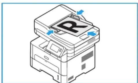 XEROX B215V - Faksin lähettäminen - 2