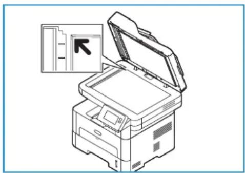 XEROX B215V - Skannaus WSD:hen tulostimen ohjaustaulusta - 1