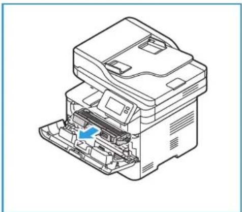 XEROX B215V - Paperitukkeumien tyhjentäminen tulostimen sisältä - 1