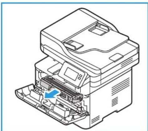 XEROX B215V - Väriaineen tasoittaminen - 1
