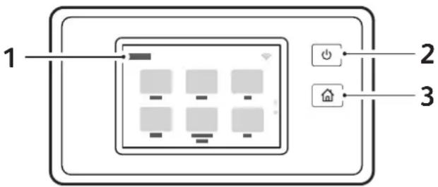 XEROX B215V - Ohjaustaulu - 1
