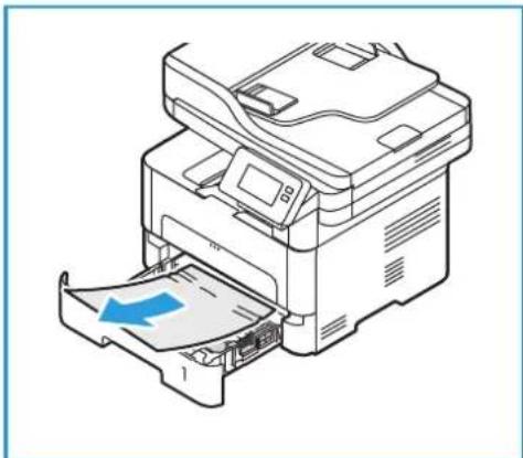 XEROX B215V - Paperitukkeumien tyhjentäminen alustalta 1 - 2
