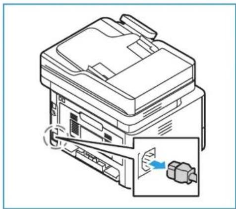 XEROX B215V - Puhdistus sisäpuolelta - 1