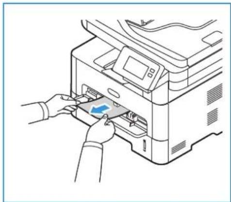 XEROX B215V - Tukkeutumien tyhjentäminen käsinsyöttöaukosta - 1