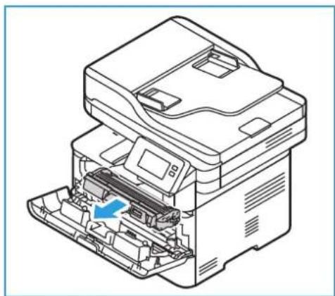 XEROX B215V - Värikasetin vaihtaminen - 1