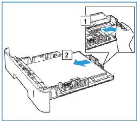 XEROX B215V - Paperin lisääminen alustalle 1 - 3