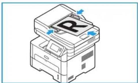 XEROX B215V - Skannatun kuvan lähettäminen sähköpostissa - 2