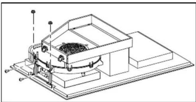 MIELE KMDA 7633 FR - Poistoliitäntäkauluksen kiertäminen vasemmalle - 3