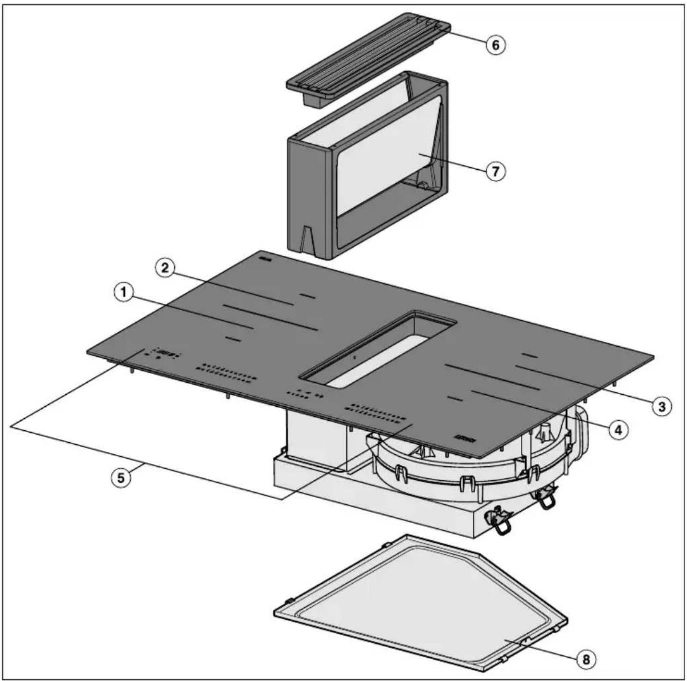 MIELE KMDA 7633 FR - Keittotaso - 1
