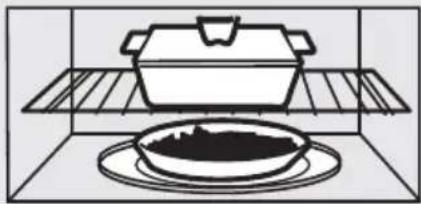 GE PVM1970STC - Comment utiliser la grille pendant la cuisson aux micro-ondes : - 3