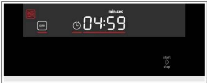 min:sec 04:59 start stop