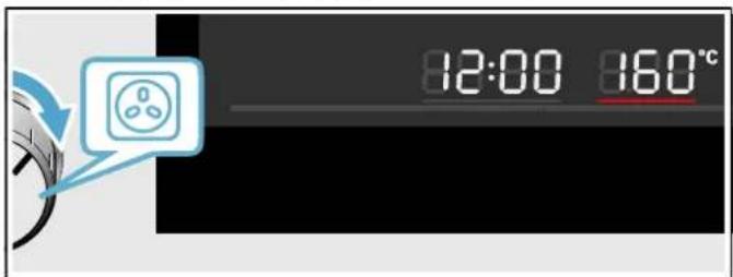 12:00 160°C