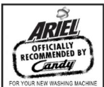CANDY CTT 82TVFR - Get the best results from your new Candy machine - 1