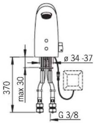 ø 34 -37 370 max 30 G 3/8