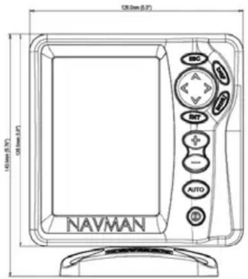 126.0mm (0.7") 143.0mm (0.7) NAVMAN EBC BNT AUTO