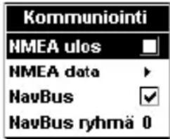 Kommunointi HMEA ulos HMEA data NavBus NavBus ryhmä 0