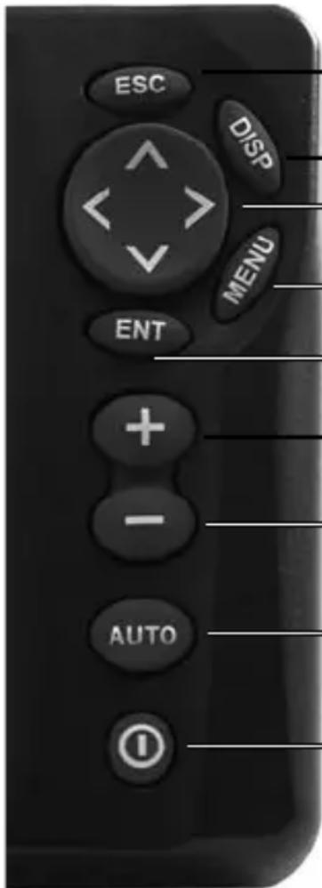 ESC DISP MENU ENT + - AUTO ①