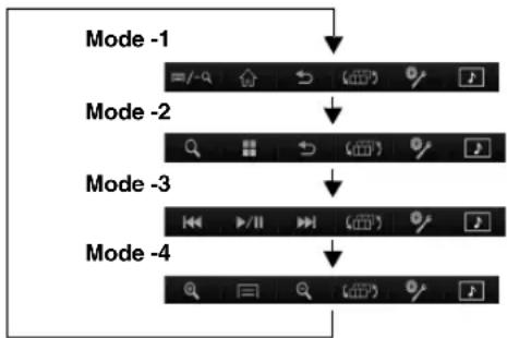 ALPINE IVE-W535ABT - Switching the mode of Media Control button operation - 1
