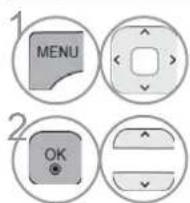 1 MENU 2 OK